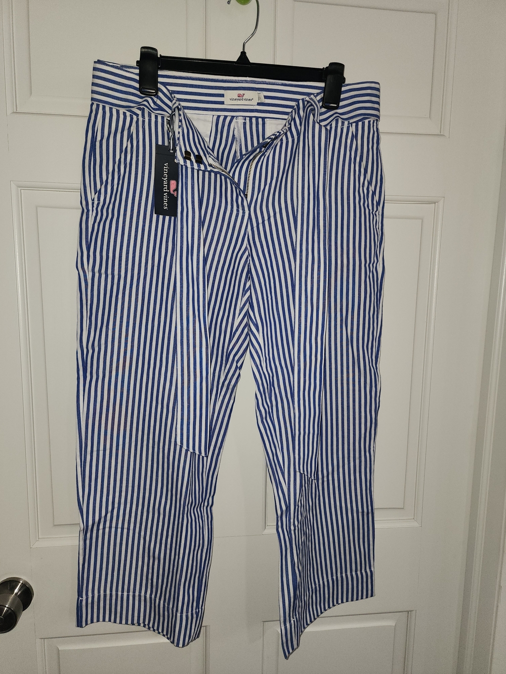 Vineyard Vines Blue & White Striped Pants - Picture 7 of 9